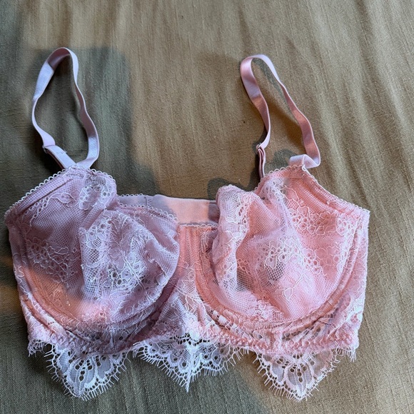 Victoria's Secret Other - Wicked unlined Demi Lace Balconette Bra - Pink NWOT